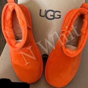 Brand New Orange Ultra Mini Uggs Size 8